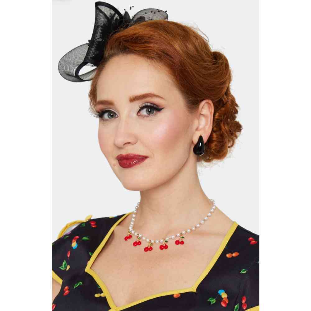 Voodoo Vixen - Statement Teardrop Ohrringe - Schwarz